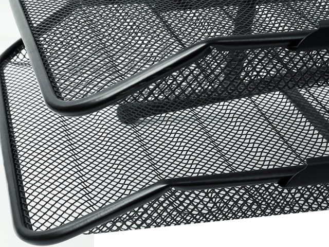 ENSEMBLE ORGANISEUR DE BUREAU METAL COMPLET HY2214 GRIS
