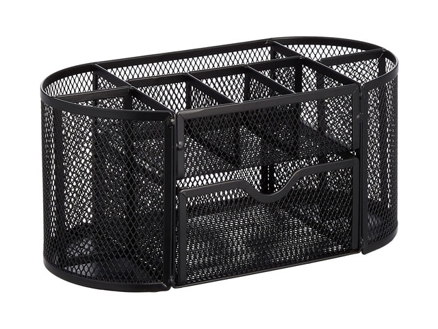 ORGANISEUR DE BUREAU EN METAL HY1002 NOIR