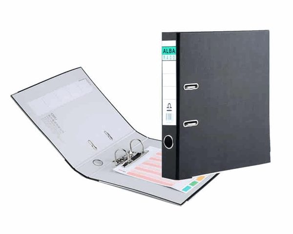 CLASSEUR PVC A4 ALBA NOIR