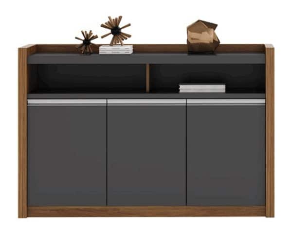 MEUBLE DE RGMT BAS 3P BOIS KD-503 1200*400*1200 MELAM TP-904 MAR+GREY
