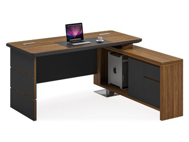 BUREAU DIRECTION KM-107 2000*1000*760 MELAMINE TP-904 MARRON+GREY
