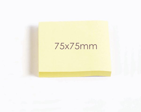 POST IT 75X75 JAUNE G3030