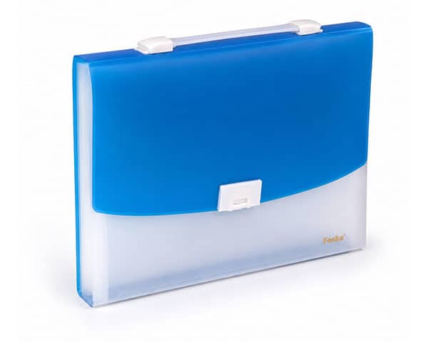 CARTABLE TRIEUR DE DOCUMENTS FOSKA W808 A4 BLEU