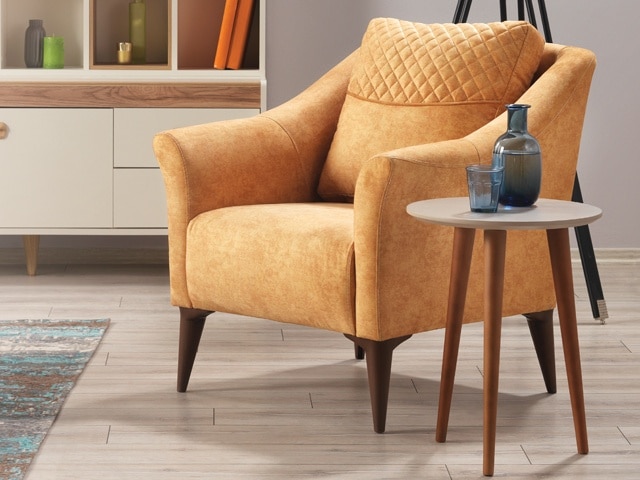 SALON TISSU 6 PLACES JENNA COULEUR GRIS 5215+JAUNE 5209