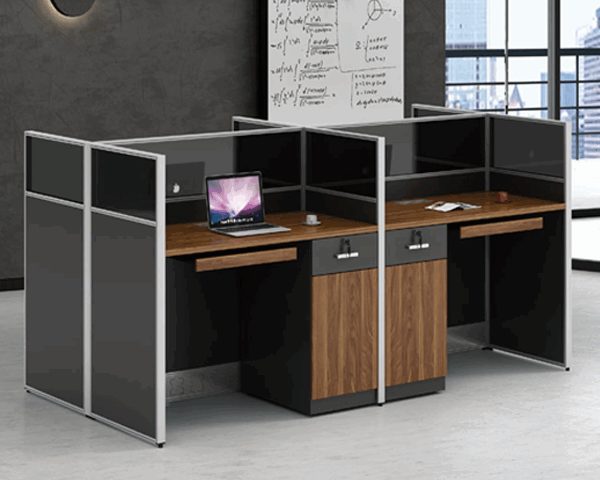 STATION DE TRAVAIL 4 PLAC KW-01-4 2400*1200*1150 MELAMIN TP-904 MAR+G