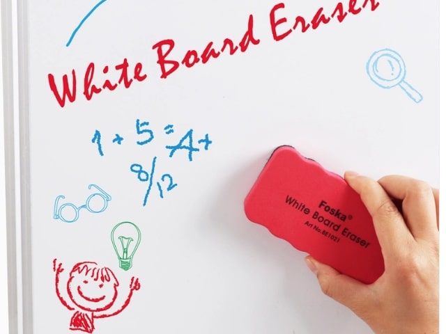 BROSSE MAGNETIQUE EN FIBRE TABLEAU BLANC FOSKA BE 1021