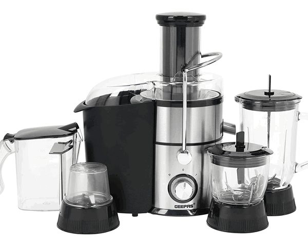 MIXEUR JUICE 1 LITRES MAKER GEEPAS GSB44049 NOIR METAL