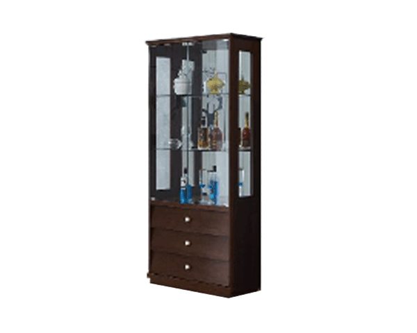 VAISSELIER REF 682 MARRON 183*40,5*7,5 CM