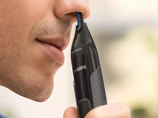 RASOIR DE NEZ PHILIPS NT3000 NOIR/GRIS