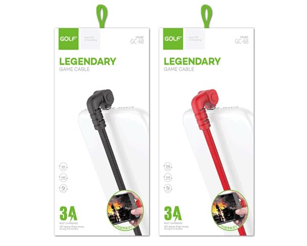 CABLE CHARGEUR DE JEU TELEPHONE USB GOLF SPACE GC-68