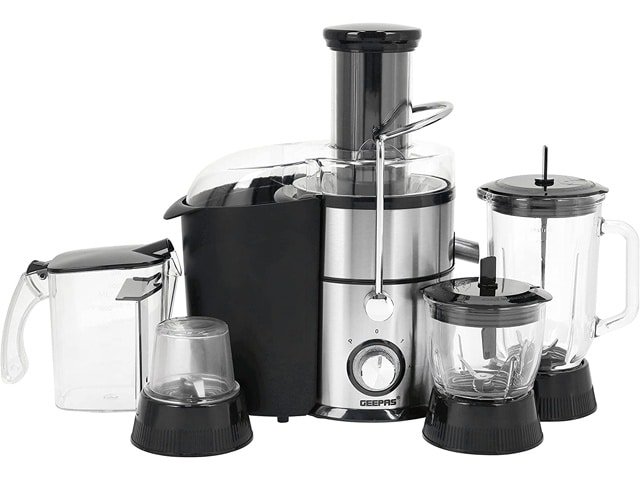 MIXEUR JUICE 1 LITRES MAKER GEEPAS GSB44049 NOIR METAL