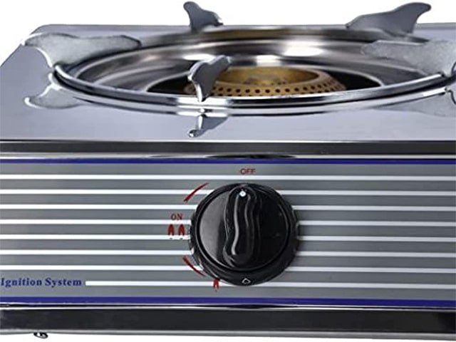 PLAQUE CUISSON 2 FEUX A GAZ GEEPAS GGC31033 CLR INOX 71*33*11