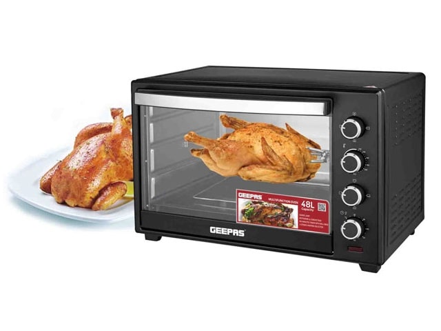 MINI FOUR ELECTRIQUE 48L 2 FEUX GEEPAS GO4451 GRISE/NOIR 57*34*35