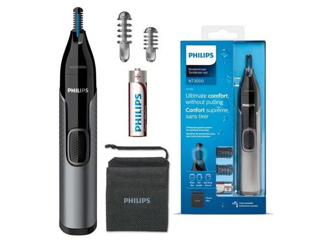 RASOIR DE NEZ PHILIPS NT3000 NOIR/GRIS