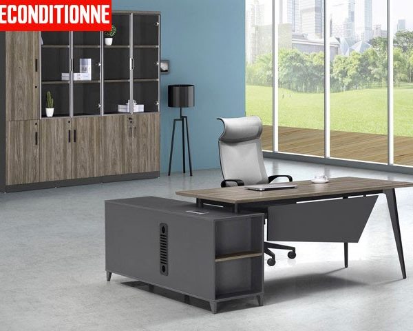 BUREAU DIRECTION MAA04-1816 L 1800*1600*750 MJ ELM+GREY RECOND