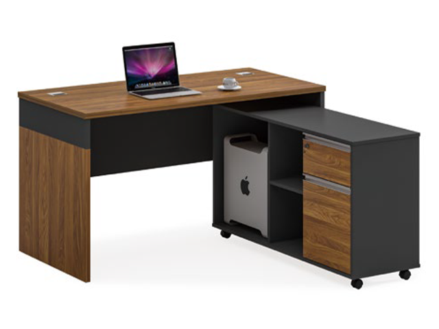 BUREAU DIRECTION KM-117 R 1800*900*760 MELAMINE TP-904 MARRON+GREY