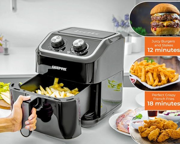 AIR FRYER GEEPAS NOIR 5 LITRES GAF37528