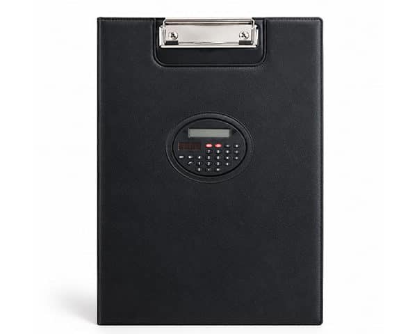PORTE BLOC FOLDER AVEC CALCULATRICE