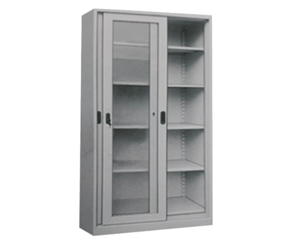 ARMOIRE METAL HAUT PORTE COULISS KD-040B GRIS 2000*400*1000 0.7