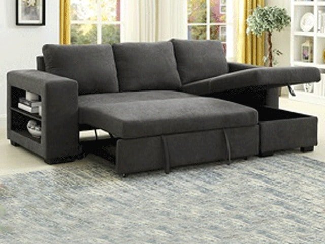 SALON BED 4 PLACES ANGLE LUCENA COULEUR MONIQUE 08 COBALT BLUE