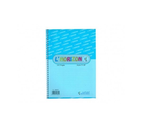 CAHIER 300 PAGES A4 SPIRALE GM COUVERTURE PLASTIQUE