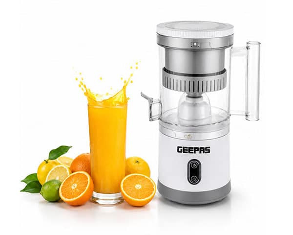 PRESSE AGRUMES PORTABLE GEEPAS PLASTIQUE GCG46019 BLANC