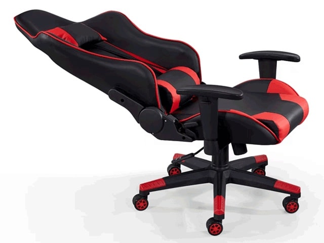 FAUTEUIL ORTHOPEDIQUE GAMING EN PU G-205 ROUGE/NOIRE 67*53*124 -132