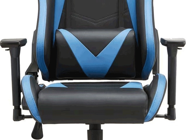 FAUTEUIL ORTHOPEDIQUE GAMING EN PU G-213 BLEUE/NOIRE 67.5*55*123 -131