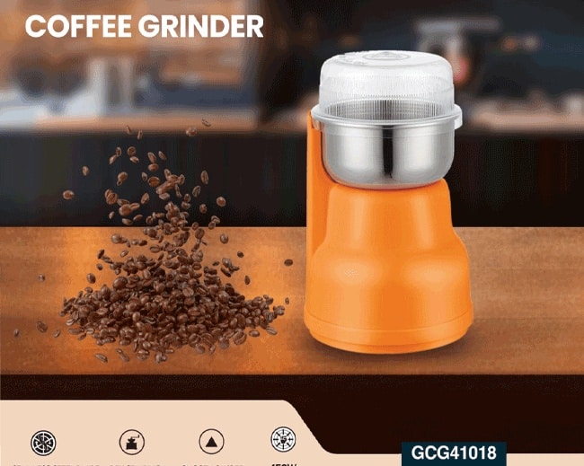 MOULIN À GRAINS GEEPAS GCG41018 ORANGE