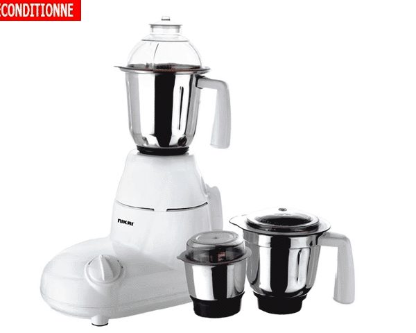 MIXEUR 1.5L NIKAI NB894 INOX BLANC 3&1 RECOND