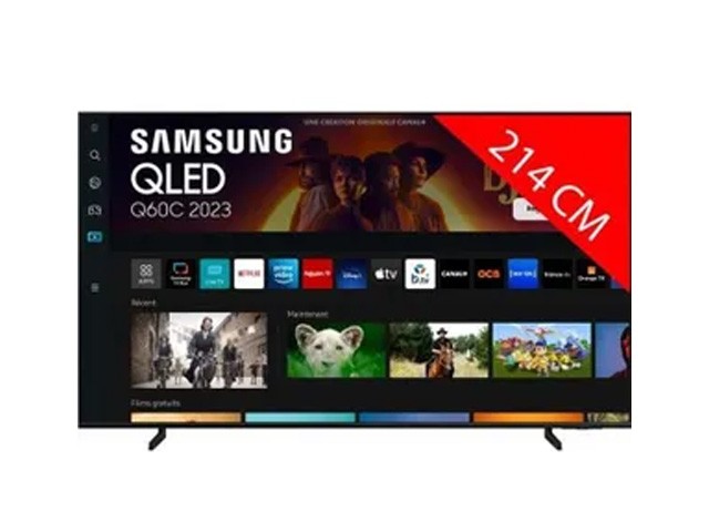TELEVISEUR 85" SAMSUNG QLED QA85Q65C UHD SMART