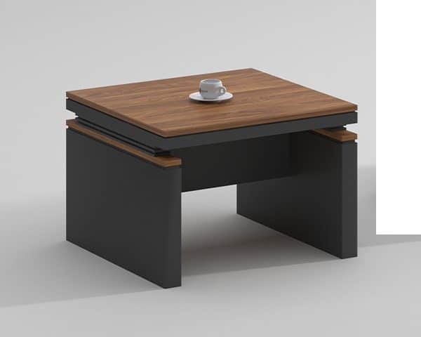 TABLE DE COIN DE BUREAU KF-110 600*600*420 MELAMINE TP-904 MARRON+GRE