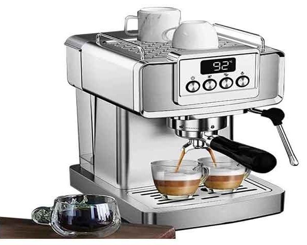 MACHINE A CAFE ESPRESSO 1,8 LITRES GEEPAS GCM41520 SILVER