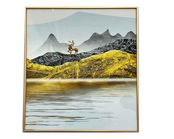 TABLEAU DE DECORATION 80X60X5 REF TD1 COULEUR BRONZE