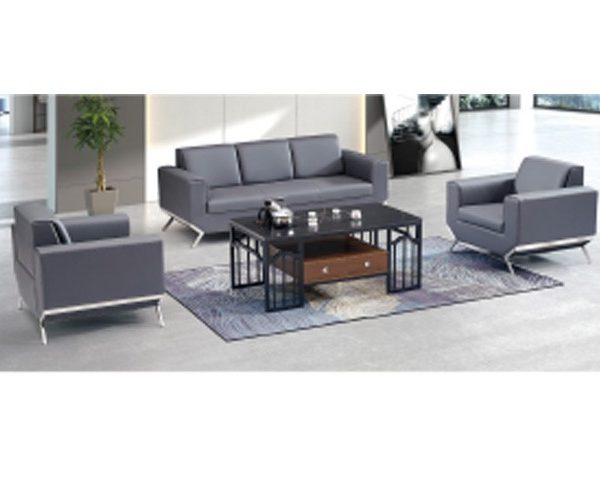 SALON DE BUREAU 5 PLCS PU KS-2004 CLR MARRON 270-10 1050-2050*850*830