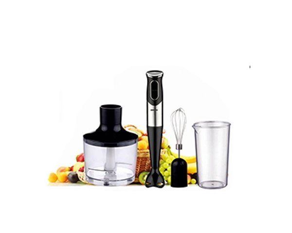 MIXEUR A MAIN 0.86L/0.6L GEEPAS MULTIFONCTION GHB43023 4EN1 NOIR