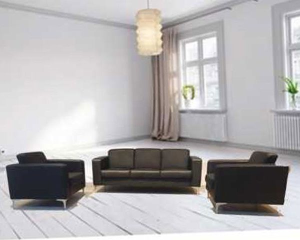 SALON DE BUREAU 5 PLCS PU MO-S0928 CLR NOIR 270-01 910-1910*850*790