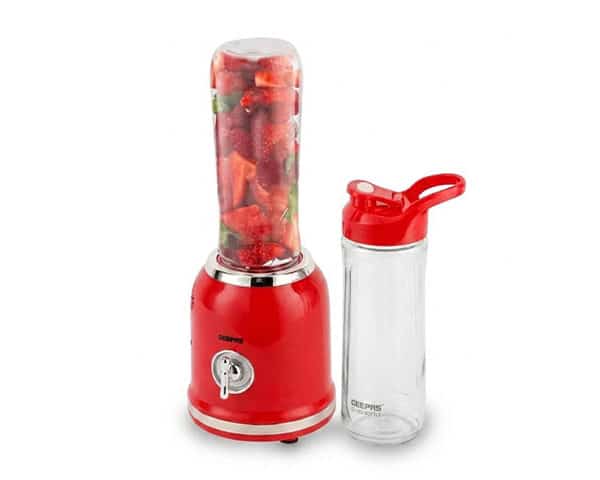MIXEUR PERSONNEL 0.6L GEEPAS PLASTIQUE GSB44113 ROUGE