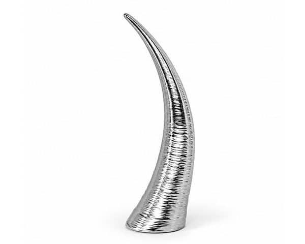 VASE DE DECORATION REF NHTC 2067-2-S COULEUR ARGENT