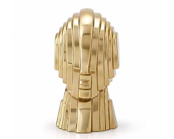 VASE DE DECORATION REF NHTC 2675-1-G COULEUR DOREE