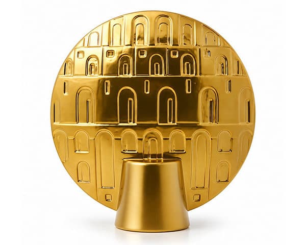 VASE DE DECORATION REF NHTC 2376-2G COULEUR DOREE