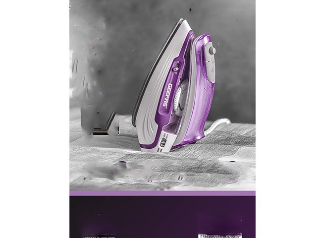 MINI FER A REPASSER A VAPEUR GEEPAS 0.10L GSI7805N MAUVE/BLANC