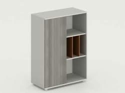 MEUBLE DE RGMT BAS 1P MOYEN MGB03-0811 800*400*1110 MARRON P23+White