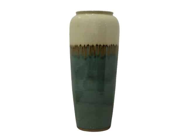 VASE DE DECORATION CB051ABC MM B COULEUR VERT/MARRON/BEIGE