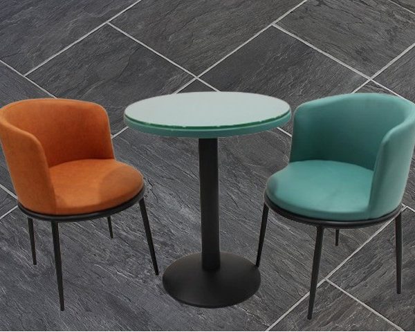 MASTEROFFICE 17 TABLE TETE A TETE 2 PLACES REF K11 64x64x40 COULEUR VERT