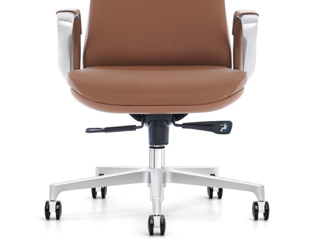 FAUTEUIL PRESIDENT PU YS1812A GX005 ORANGE+YS019 MARRON FONC 91*54*40