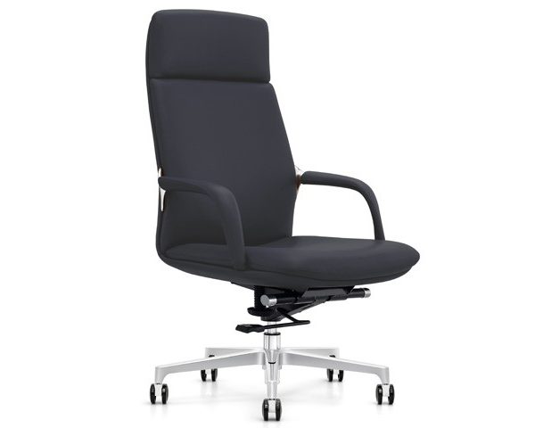 FAUTEUIL DOSSIER HAUT PU YS1813A MARRON C54 89*69*66