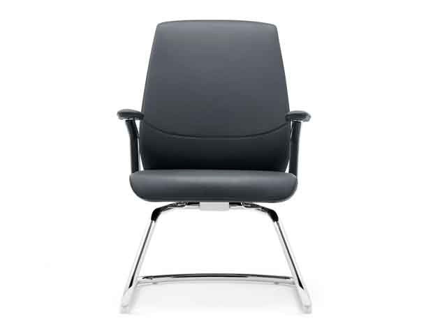 FAUTEUIL VISITEUR PU GW-1802C MARRON C54 625*625*1025