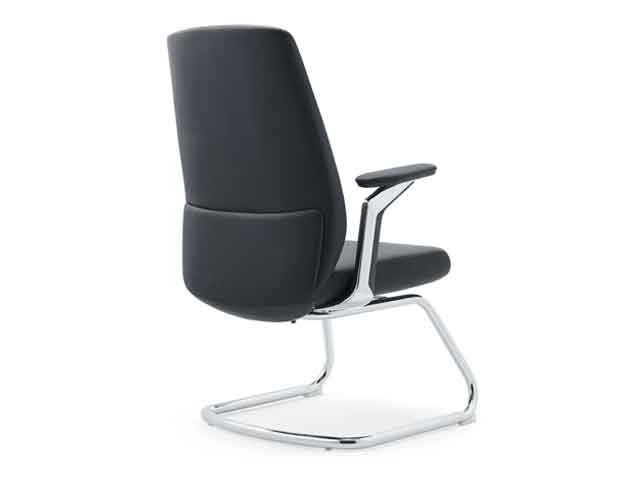 FAUTEUIL VISITEUR PU GW-1802C MARRON C54 625*625*1025