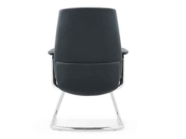 FAUTEUIL VISITEUR PU GW-1802C MARRON C54 625*625*1025